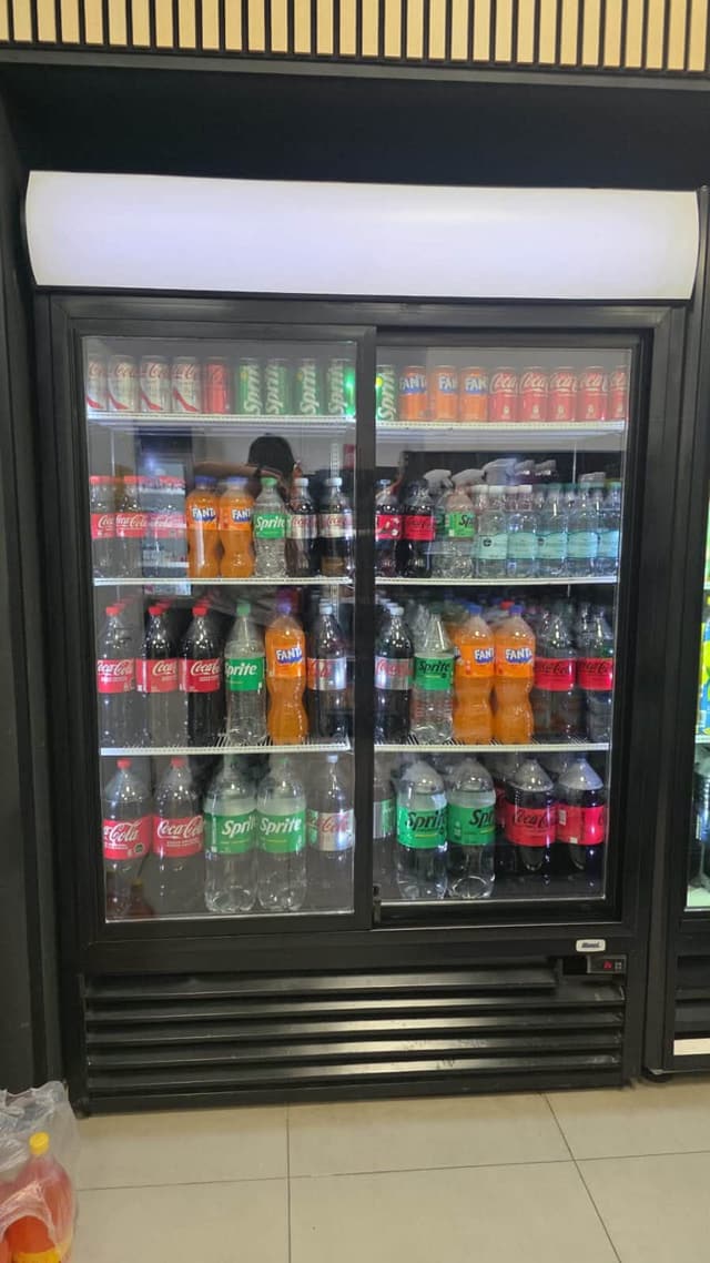 Visicooler de bebidas con puertas correderas reparado